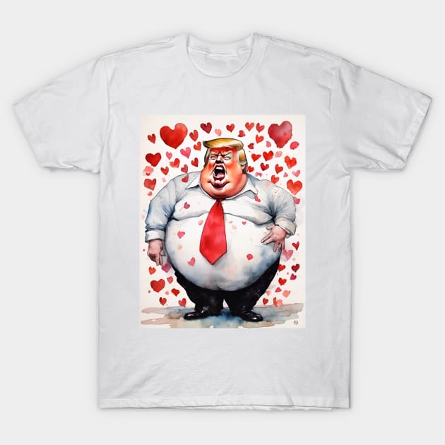 Drumpf Valentine T-Shirt by ArtShare